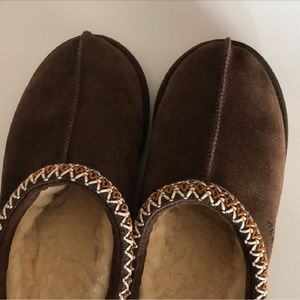 Ugg Tasman Brown Suede Slipper Size 8